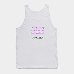 Your Greatness is Measured By Yours Horizon, Michelangelo Tank Top